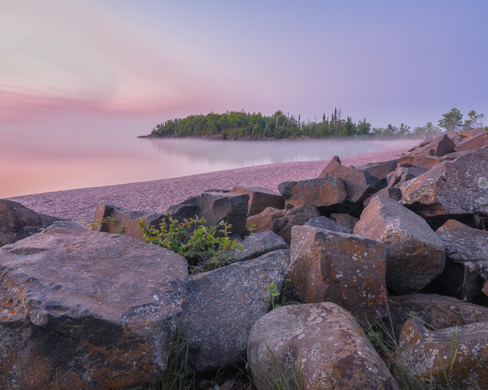Dawn Along Lake Superior - Color Print - Cindy Carlsson