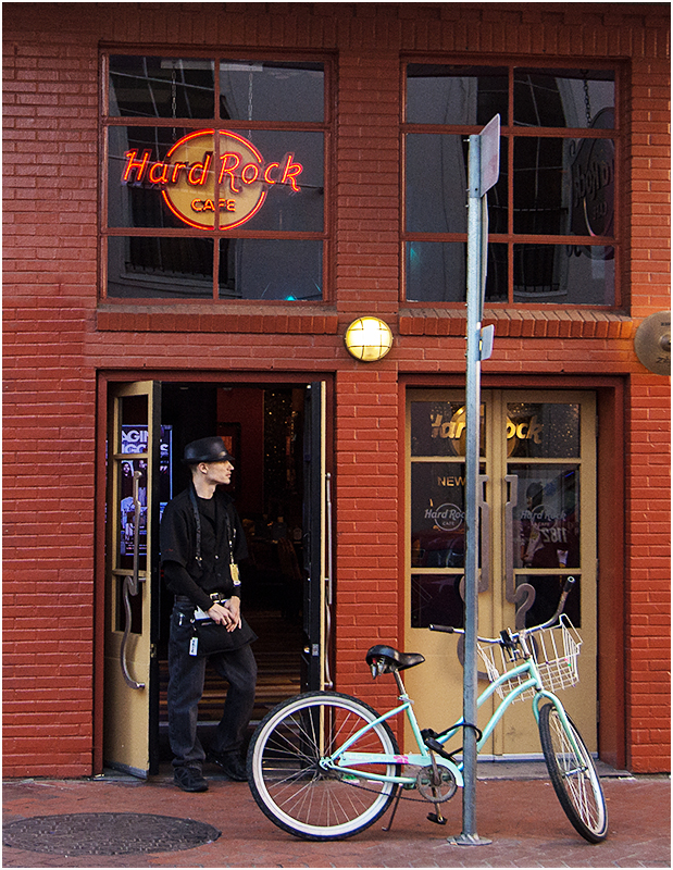 Waiter at Hard Rock Cafe - Color Print - Peggy Boike