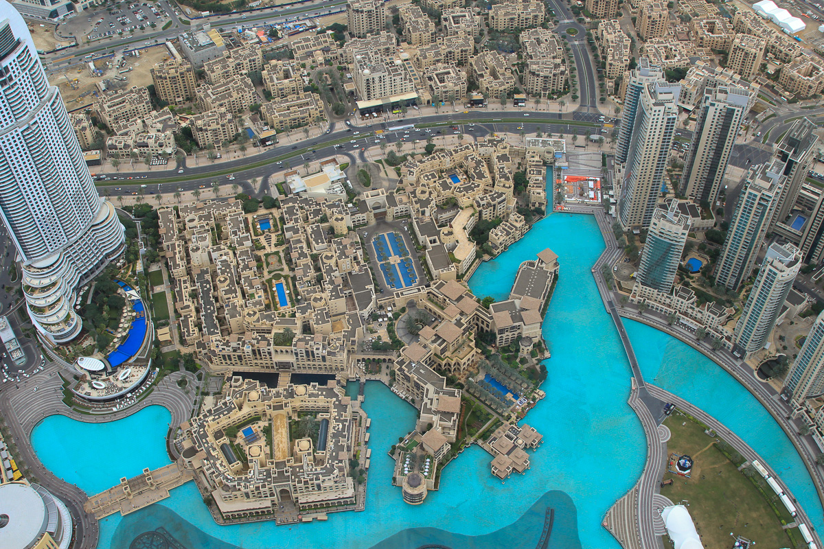 Dubai - Looking Down From Tallest Building in the World - Digital(From Above) - Name Withheld Per Request
