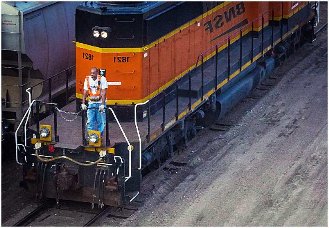 Train Yard - Digital(From Above) - Bill Wesen