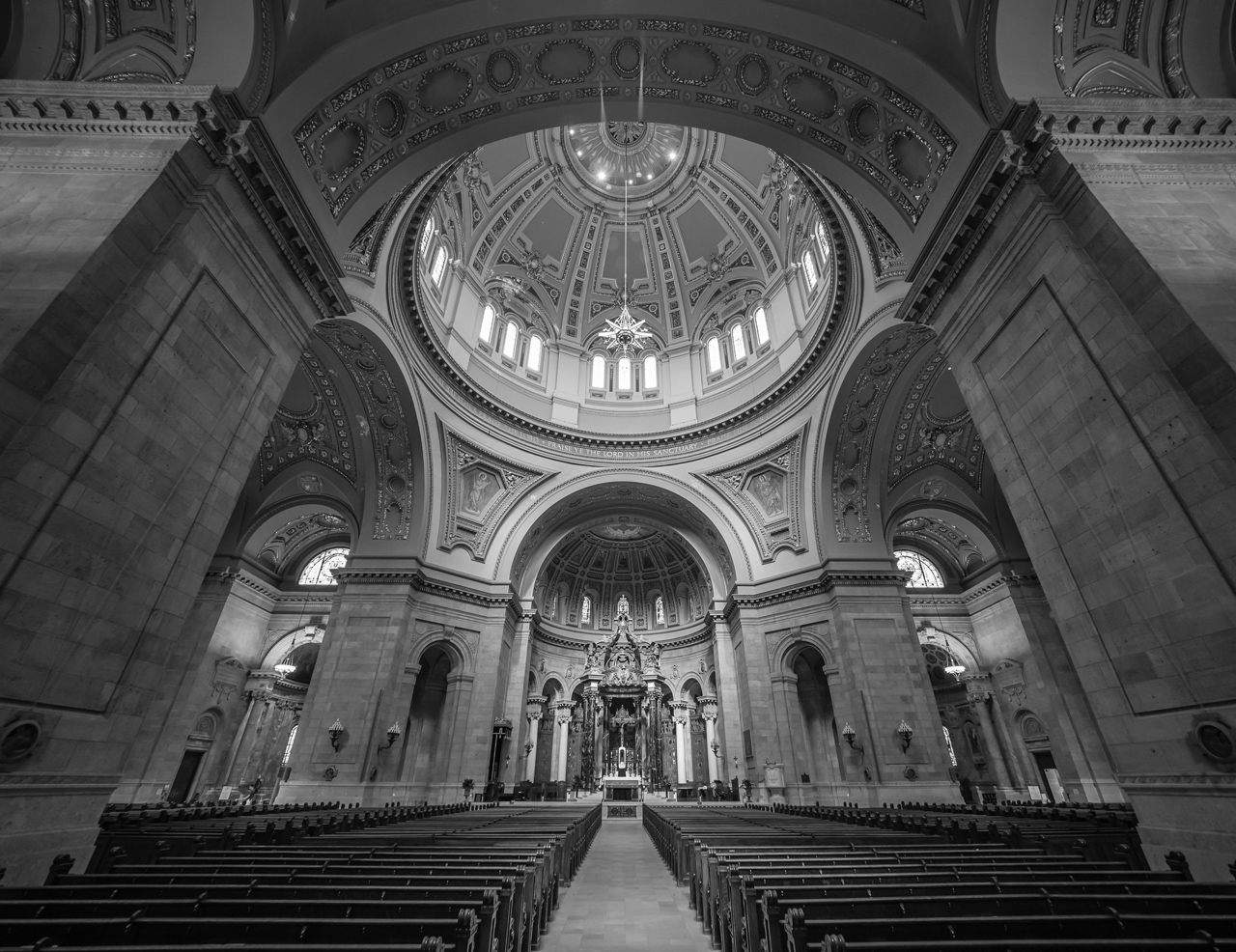 Sanctuary - Monochrome Print - Bob Muschewske