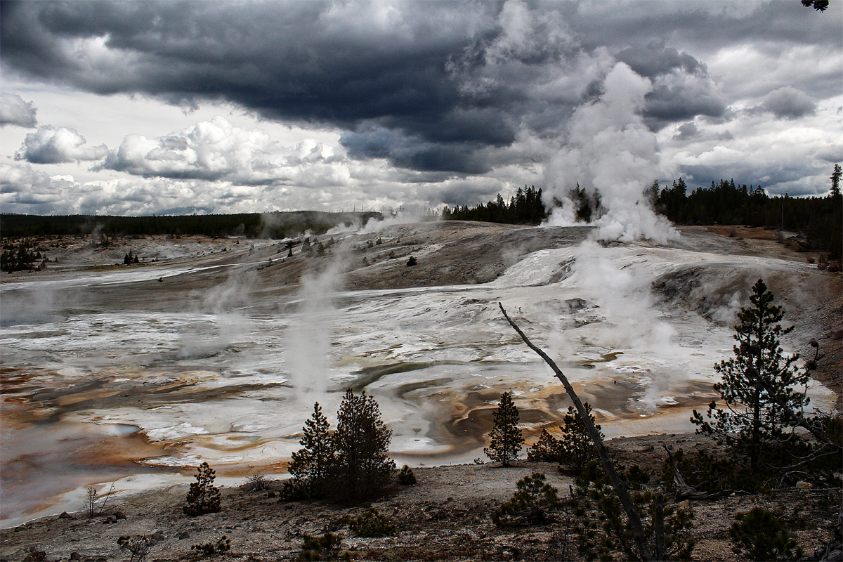 Norris Geyser Basin Yellowstone - Digital(Realistic) - Name Withheld Per Request