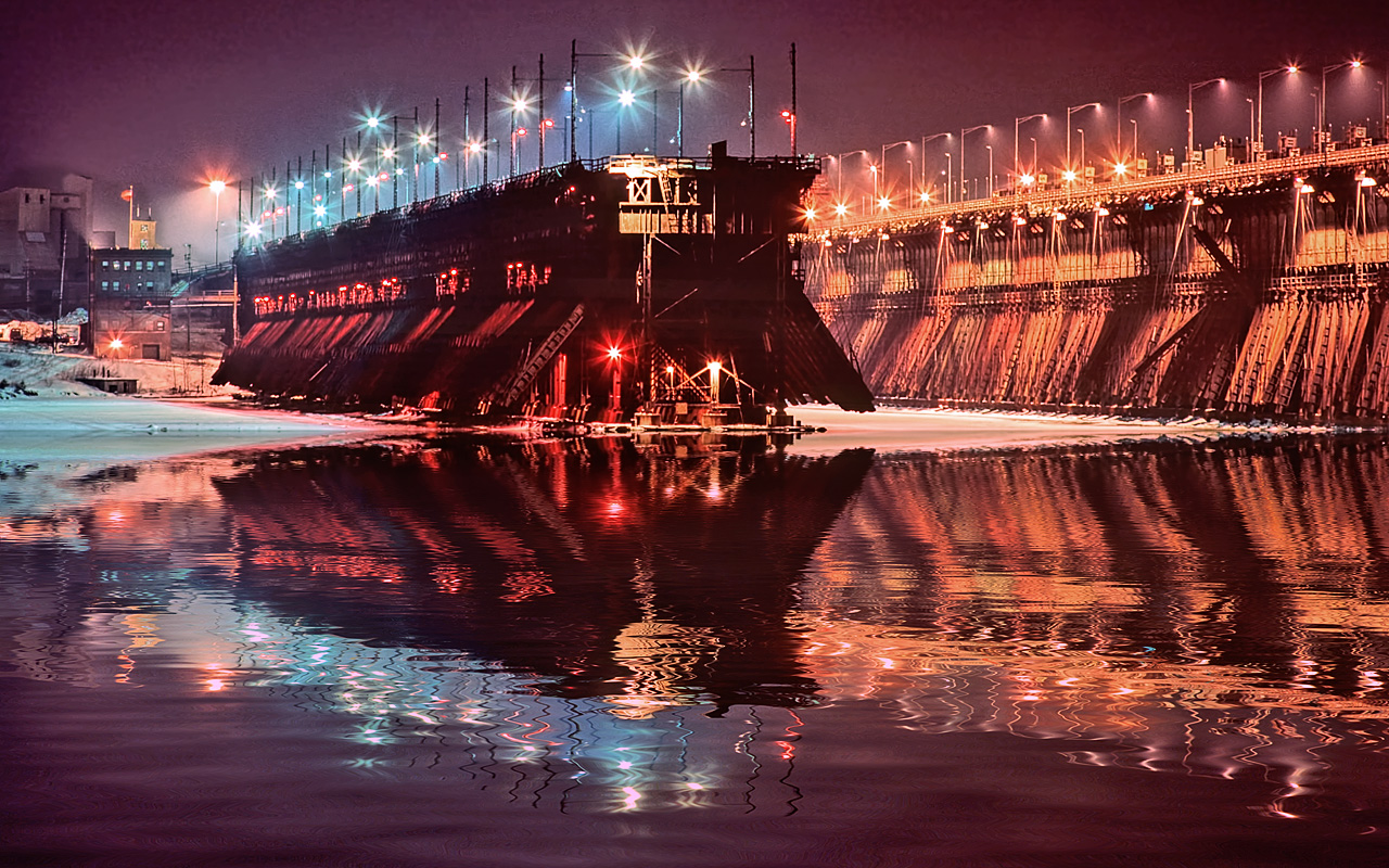 Two Harbors Ore Docks - Digital(Realistic) - Name Withheld Per Request