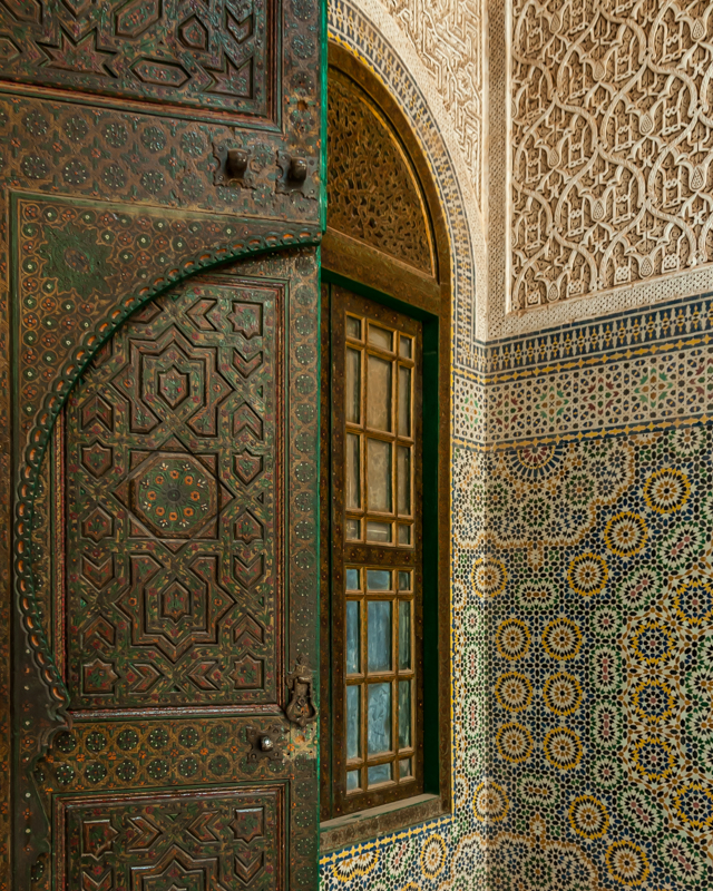 Inside an Ancient Palace Morocco - Color Print - Cindy Carlsson