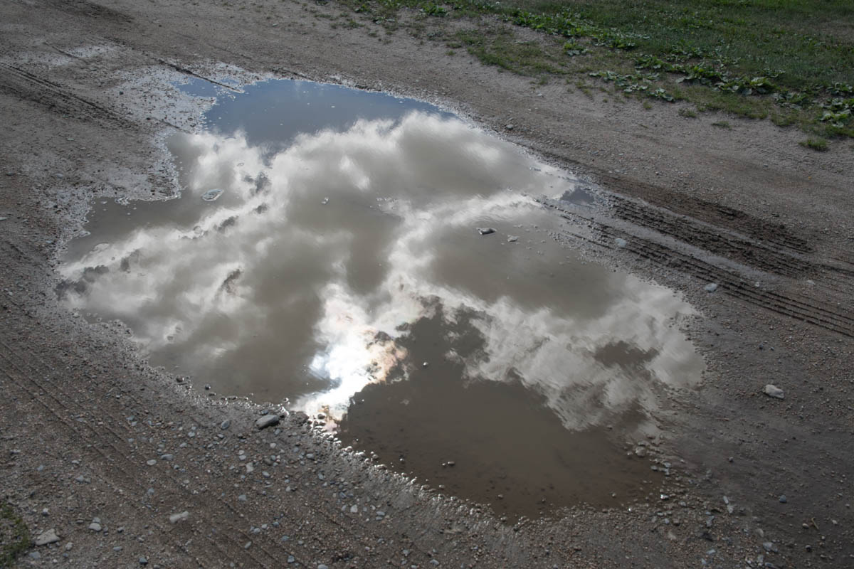 Clouds in Puddle - Color Print - Name Withheld Per Request