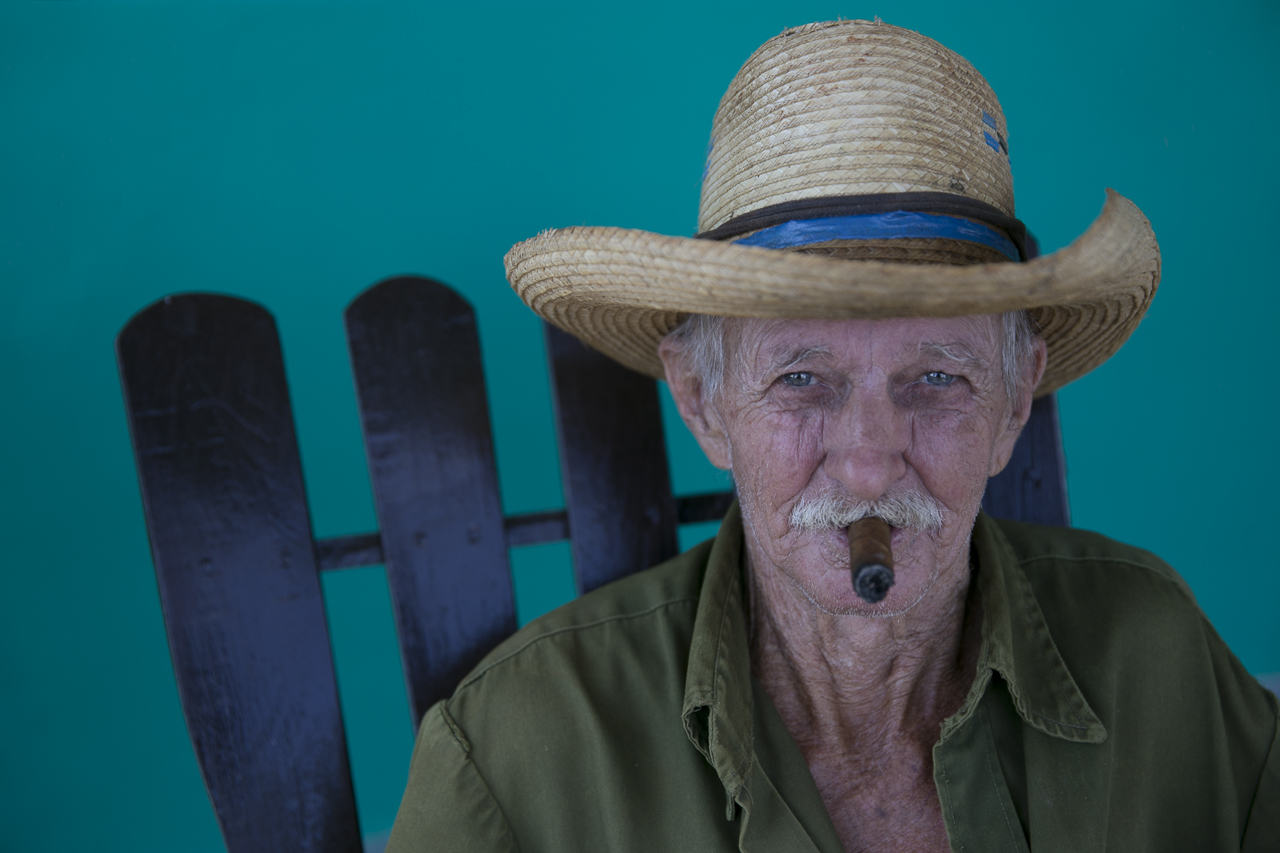 Man With Cigar - Color Print - Name Withheld Per Request