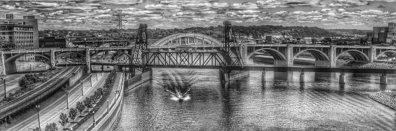 Robert Street Bridges - Digital(Monochrome) - Name Withheld Per Request