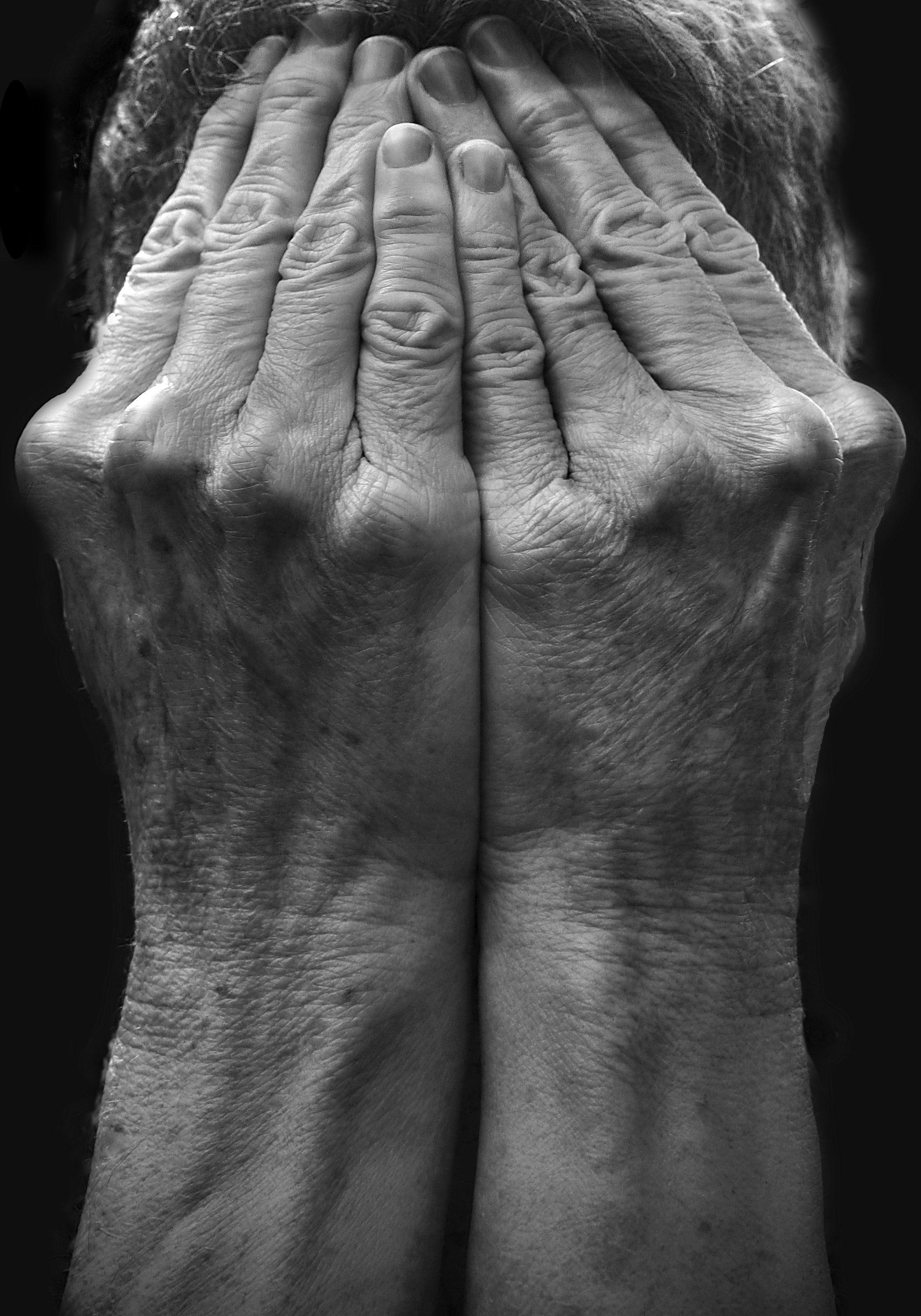 Hands - Monochrome Print - Name Withheld Per Request