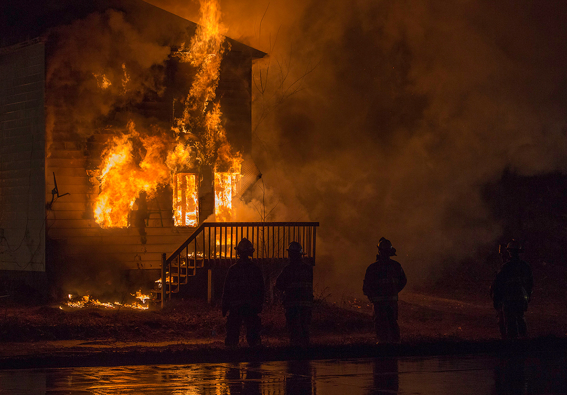 House on Fire - Digital (Photojournalism) - Name Withheld Per Request