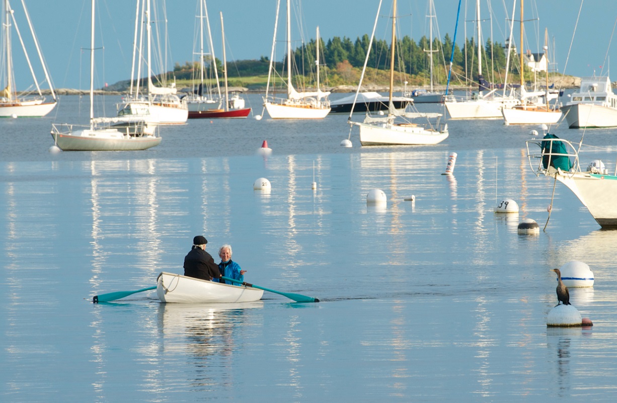 Rowing in Rockport Harbor - Digital (Phototravel) - Name Withheld Per Request