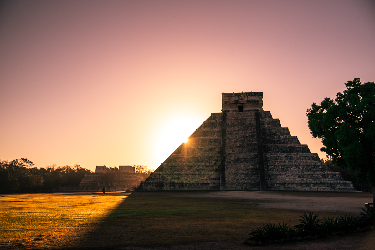 Sunset at Chichen Itza - Yucatan, Mexico - Digital (Phototravel) - Name Withheld Per Request