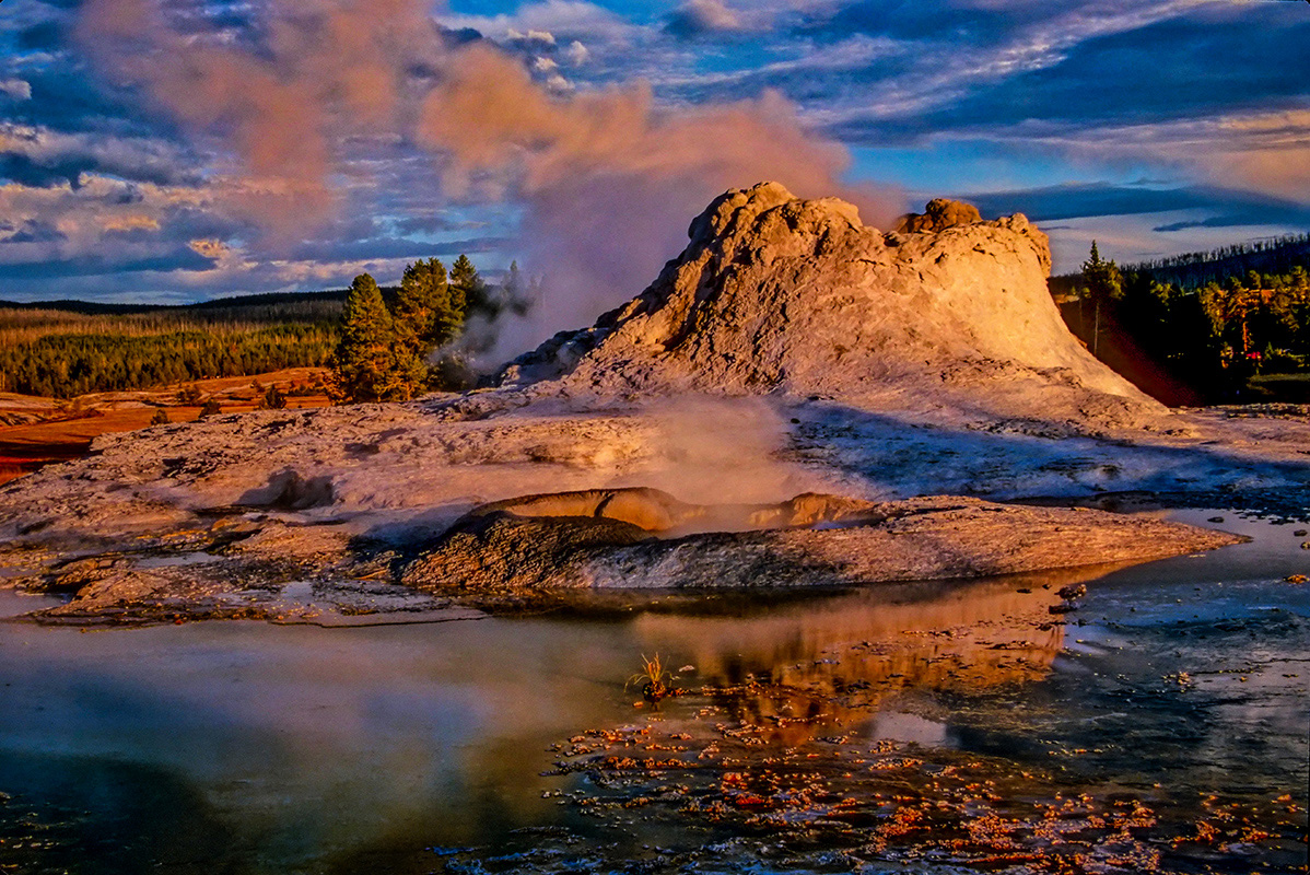 Yellowstone Geyser - Digital (Phototravel) - Name Withheld Per Request