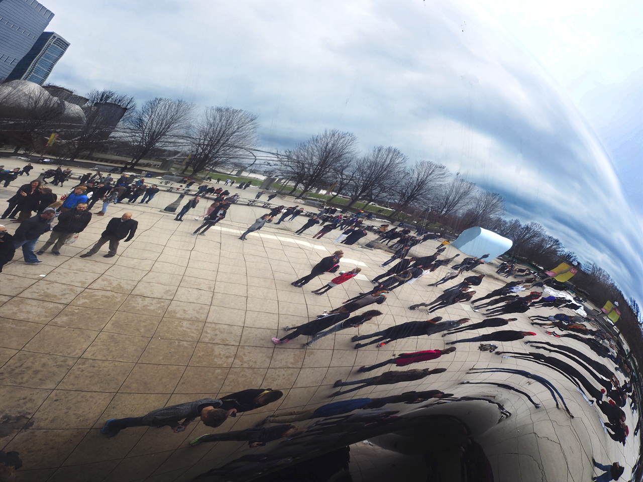 Reflections in the Bean - Color Print - Name Withheld Per Request