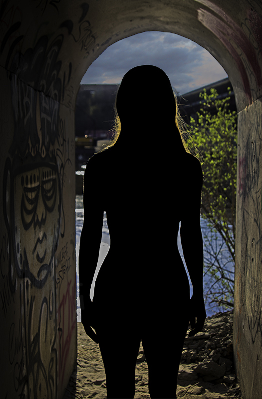 Woman Gazing - Digital(Silhouette) - Bill Wesen