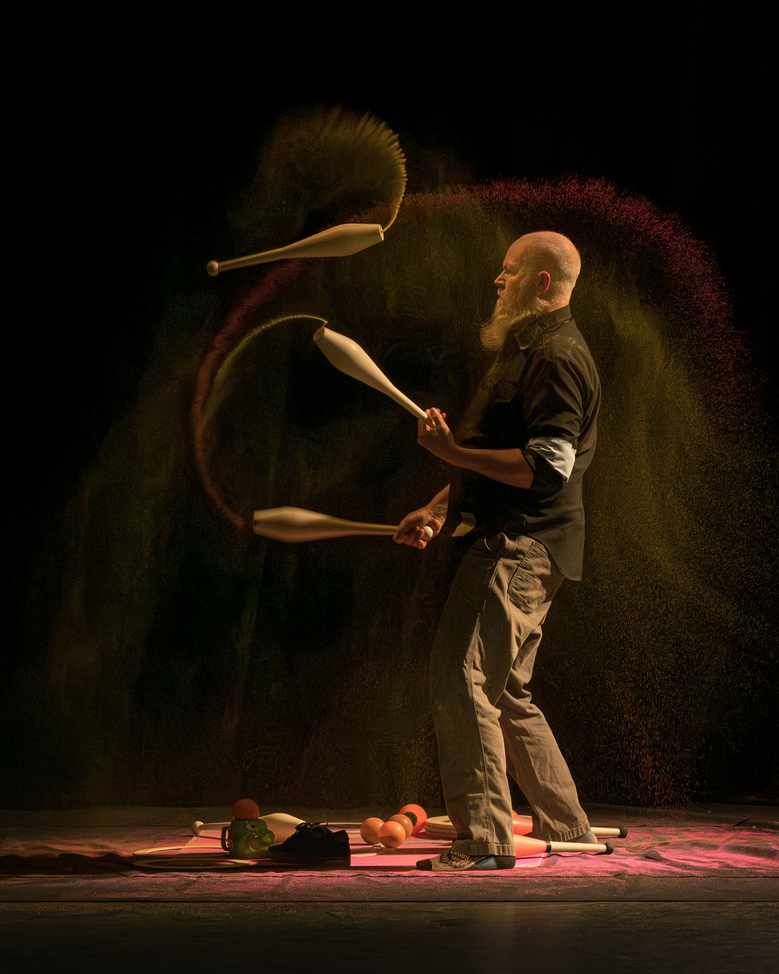 Juggling Artist at Work - Digital (Capture Motion)